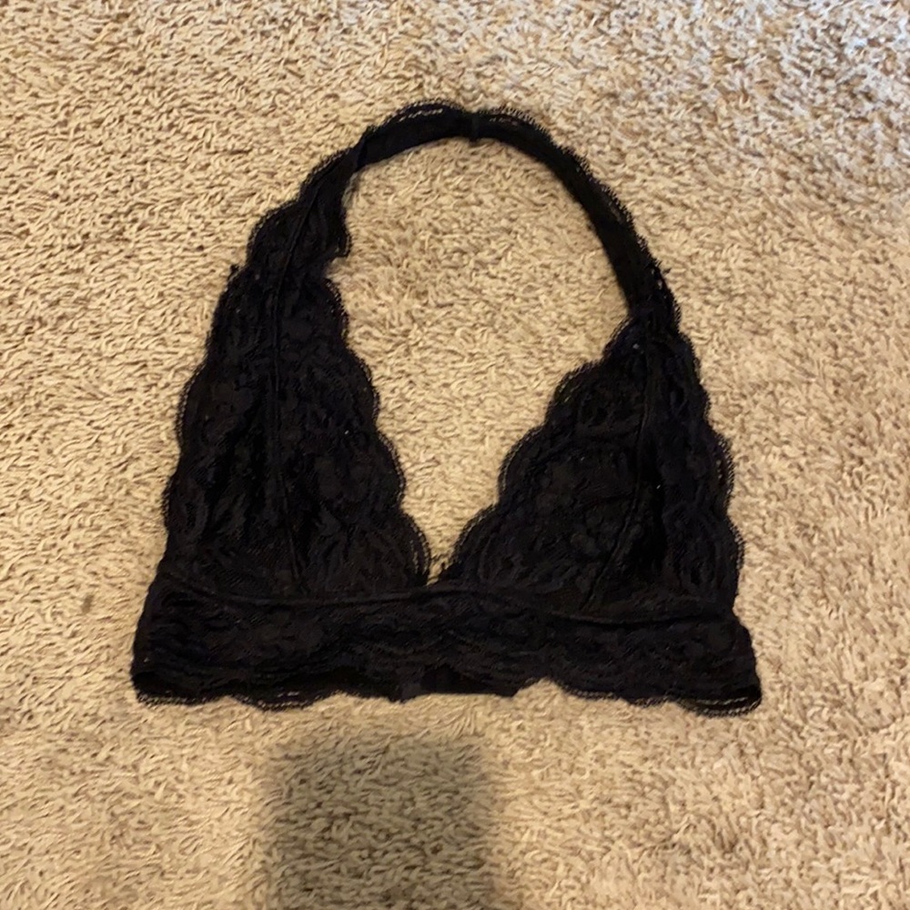 Black Halter Bralette